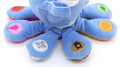 Baby Einstein Octopus Bilingual English Spanish French Color Learning Toy Plush