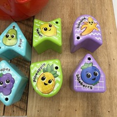 Leap Frog Spin & Change Apple Shape Sorter Educational STEM Learning Toy EUC
