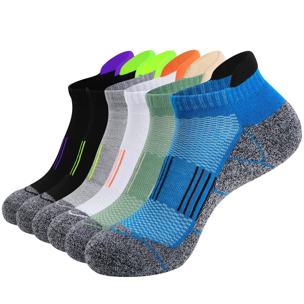 JOYNÉE Mens Ankle Athletic Low Cut Socks Running Sports Cushioned Sock for