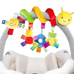 Baby Crib Hanging Rattles Toys Car Seat Toy Soft Mobiles Stroller Crib Cot Spira