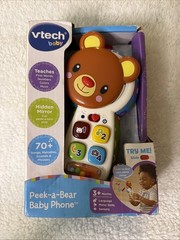 VTech Baby Peek-a-Bear Baby Phone NIB Works 2016