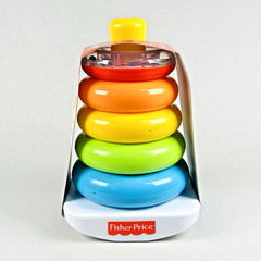 Fisher-Price Rock A Stack Stacking Rings (Classic Fine Motor Skills Toy) – New