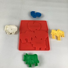 Rainbow Shape Sorter Eggs Counting Numbers Colors Vintage Evenflo Puzzle Lot