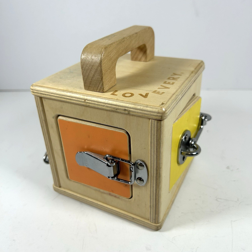 Lovevery The Lock Box Puzzle Montessori Wooden Toy Original Version
