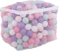 Play Pit Balls Toy Set for Kids with Mesh Bag, Rainbow or Pastel Colors – Crush-