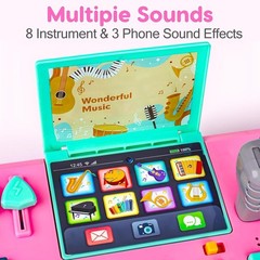 Fisher-Price Laugh and Learn Baby and Toddler Toy Mix and Learn DJ Table Musi