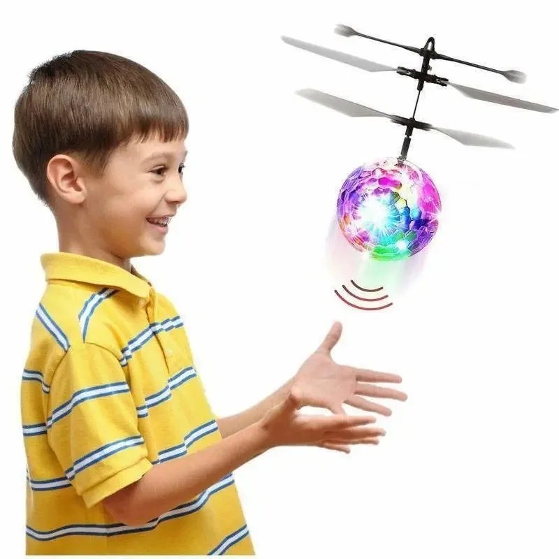 Toys for Boys Flying Ball LED 3 4 5 6 7 8 9 10 11 Year Old Kids Birthday Gifts