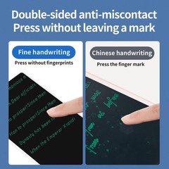Mini LCD Writing Tablet, 6.5in Double Display Erasable Reusable Electronic Dr…