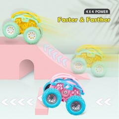 Car Toys for 2 3 4 Old Girls Gifts, Pull Back Cars Toys for Toddler Age 2-6,…
