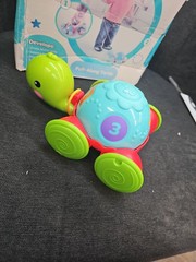 New 2015 Fisher Price Pull-Along Turtle Develops Gross Motor Skills