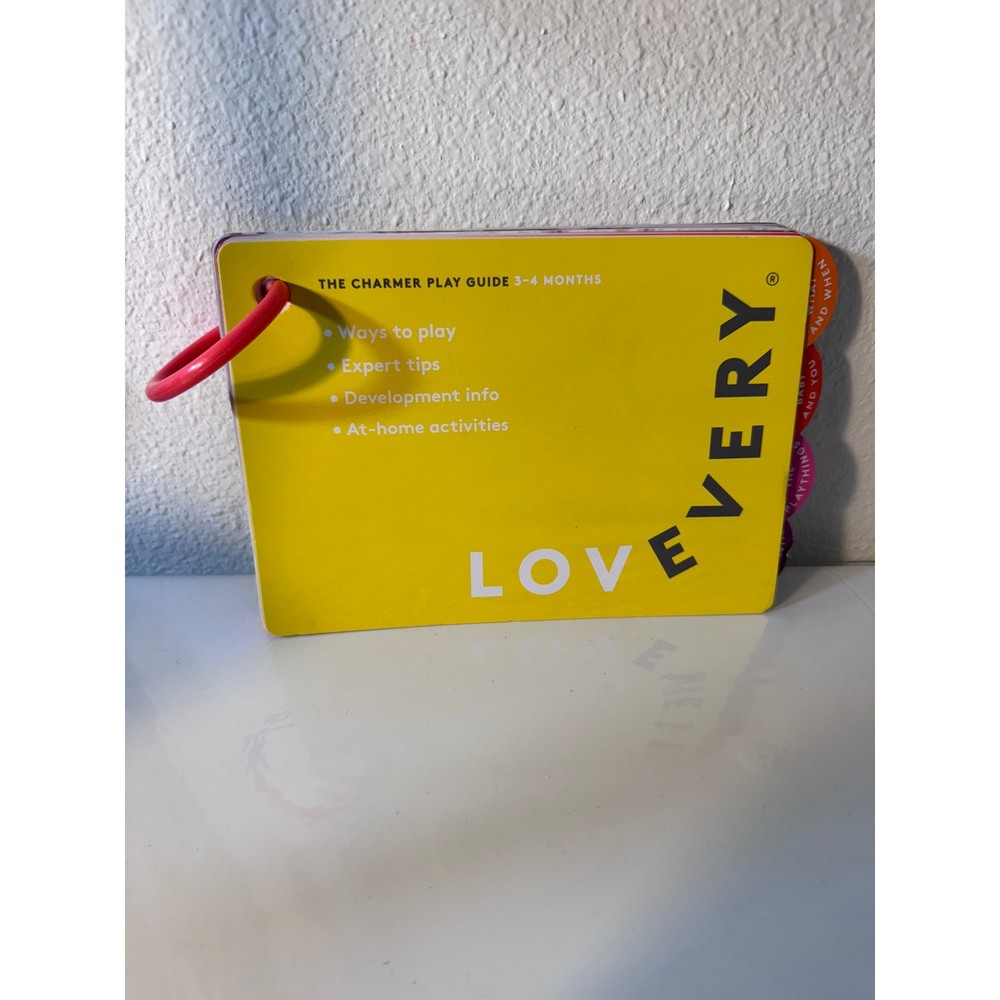 Lovevery The Charmer Play Guide Montessori Activity Book 3-4 Months Old