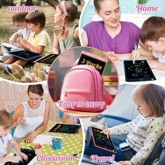 3 Pack LCD Writing for – Erasable and Reusable Doodle Board in 8.5 inch, Idea…