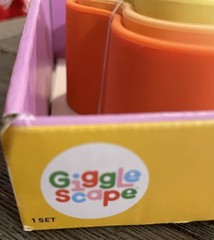 Gigglescape Silicone Cup Stacker Sensory Nesting Toddler Toy New In Box