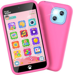 Kids Toys Smart Phone with Dual Camera, 3.97″ Touchscreen, 200+ Educational Game
