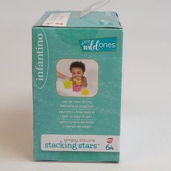 Silicone Stacking Stars 5 Set Bath Learning Toy Soft Durable Easy Counting