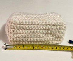 Handmade Crochet White Color Sorting Playset, Learning Toy, Montessori
