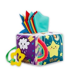 Vamotto Tissue Box Toy for Baby, Montessori Sensory Pull Standard, Multicolor