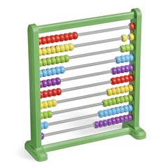 Hand2Mind Double Sided Plastic 100 Bead Abacus Set of 1