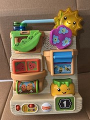 Fisher Price Laugh & Learn Peek and Play Busy Garden EUC Works Great