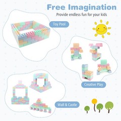 64 pcs Building Blocks for Toddlers,Montessori STEM Educational for 18+Months