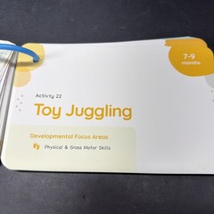 Curious Baby Activity Cards 0-12 Months Complete w/ Box Development Set