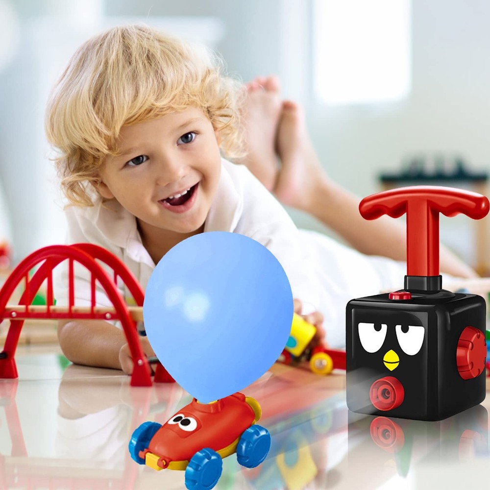 Power Balloon Car Toy for Kids Balloon Launcher Car Toy Set for Kids Science Toy