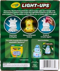 Crayola Light Ups Reindeer, Recolorable Light Up Toy for Kids, Reindeer Decor, G