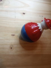 Rare Bobber Roly Poly Chiming Clown Baby Toy Vintage Discovery Toys Clown Cute