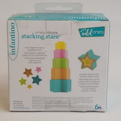 Silicone Stacking Stars 5 Set Bath Learning Toy Soft Durable Easy Counting