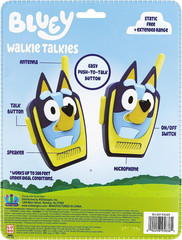 Ekids Bluey Toy Walkie Talkies for Kids, Static Free Extended Range Indoor and O