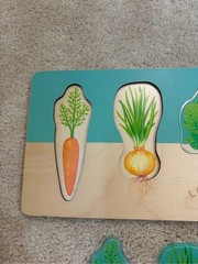 Lovevery Community Garden Puzzle – Montessori Wooden Learning Toy