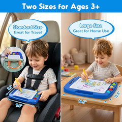 SGILE Toddler Toys for Kids, Large Magnetic Drawing Board for Birthday Gift, Toy