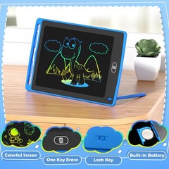 4 Pack LCD Writing Tablet for Kids, 8.5 Inch Colorful Doodle Board Drawing Ta…