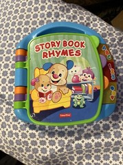 Fisher-Price Laugh and Learn Storybook Rhymes Book with Lights & Sounds