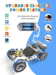 10 in 1 STEM Toys for 5 Year Old Boy, Building Toys for Kids Ages 4-8 5-7 6-8, S