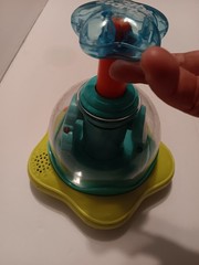 Bright Starts Activity Toy Hand-Eye Coordination Yellow Blue Red Clear