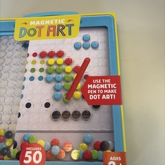 Magnetic Board Dot Art Designer Color by Number Toy Mess Free Stencil Art