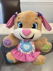 Fisher-Price – Laugh & Learn Smart Stages Sis Plush Toy – Brown
