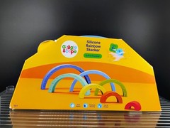 Silicone Rainbow Stacker Building Toy For Kids Ages 6+