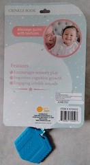 Sunny Days Crinkle Book – Snowman Multiple Textures Massage Gums Teether