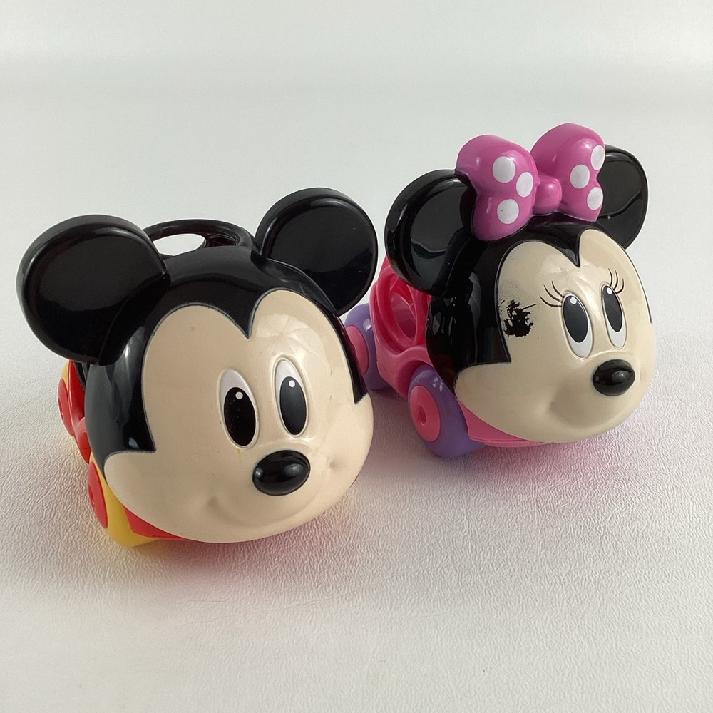 Disney Mickey & Friends Minnie Mouse Oballs Go Grippers Roll Along Baby Toys Lot