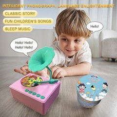 Audible Educational Toy with Music for Toddlers Age 1-5, 96 Songs Stories Cards
