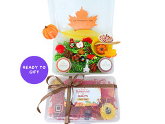 Personalized Thanksgiving Gift Box with Sensory Play Dough, Custom Gift for kids