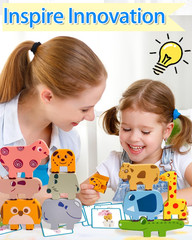Toys for Toddlers 1-3, Montessori Toys for 1 2 3 4 Year Old Boys & Girls, Toy Ag