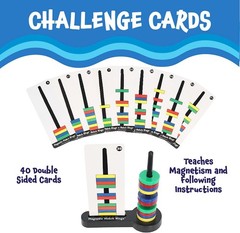 Learn Magnetism with Magnetic Match Rings – Educational Toy for Ages 3 and Up