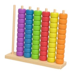 Color Sorting Toy Educational Wood Birthday Gift Supplies Early Math Learning