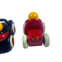 4 Vintage 80’s Tolo Toys Sports Racing Cars Primary Colors Colorful Lightweight