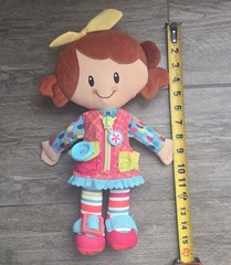 Toddler Learning Activity Doll Zipper Button Buckle Skills Toy for Kids