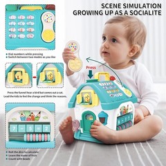 8 in 1 Functional Musical House Educational Baby Toys 12-18 Months Montessori