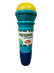 Superstar Microphone Battery Free Voice Amplifying Echo Toy for Kids Blue Yellow